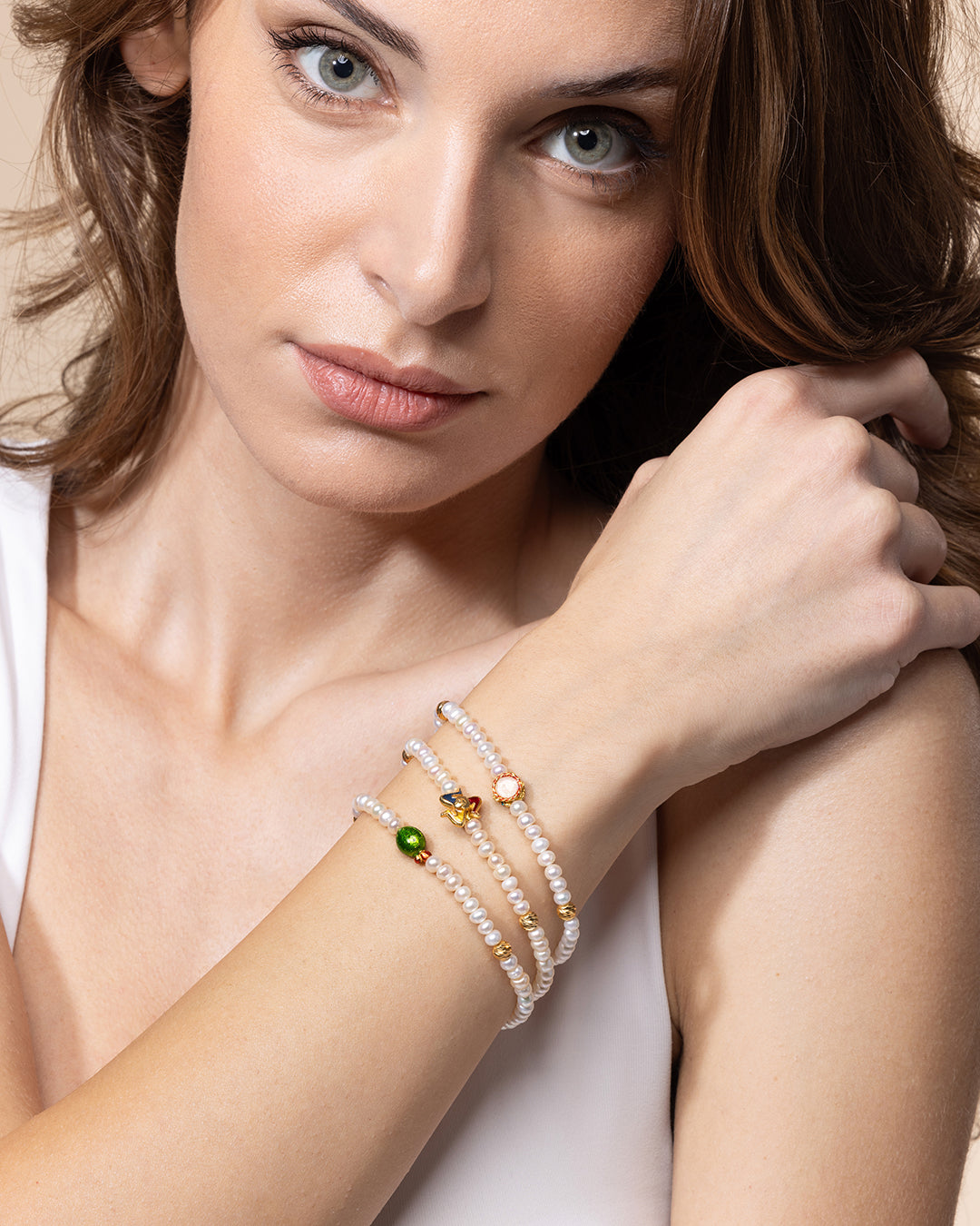 Armband Perlen Mini Feigenkaktus
