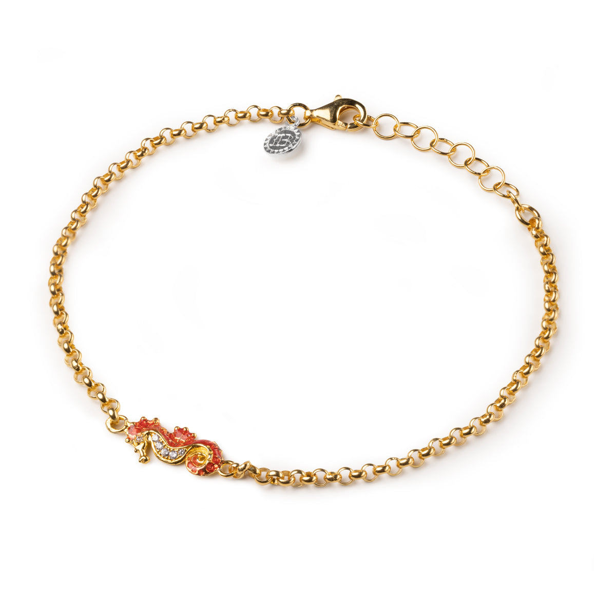 Bracciale Rolò Ippocampo Lapilli