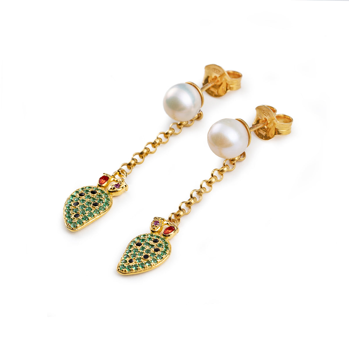Pala Di Fico Lapilli Pearl Earrings