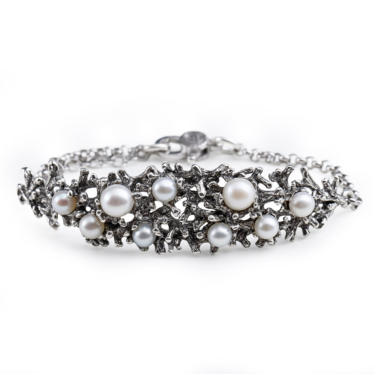 Bracciale Rami Di Perle Nude