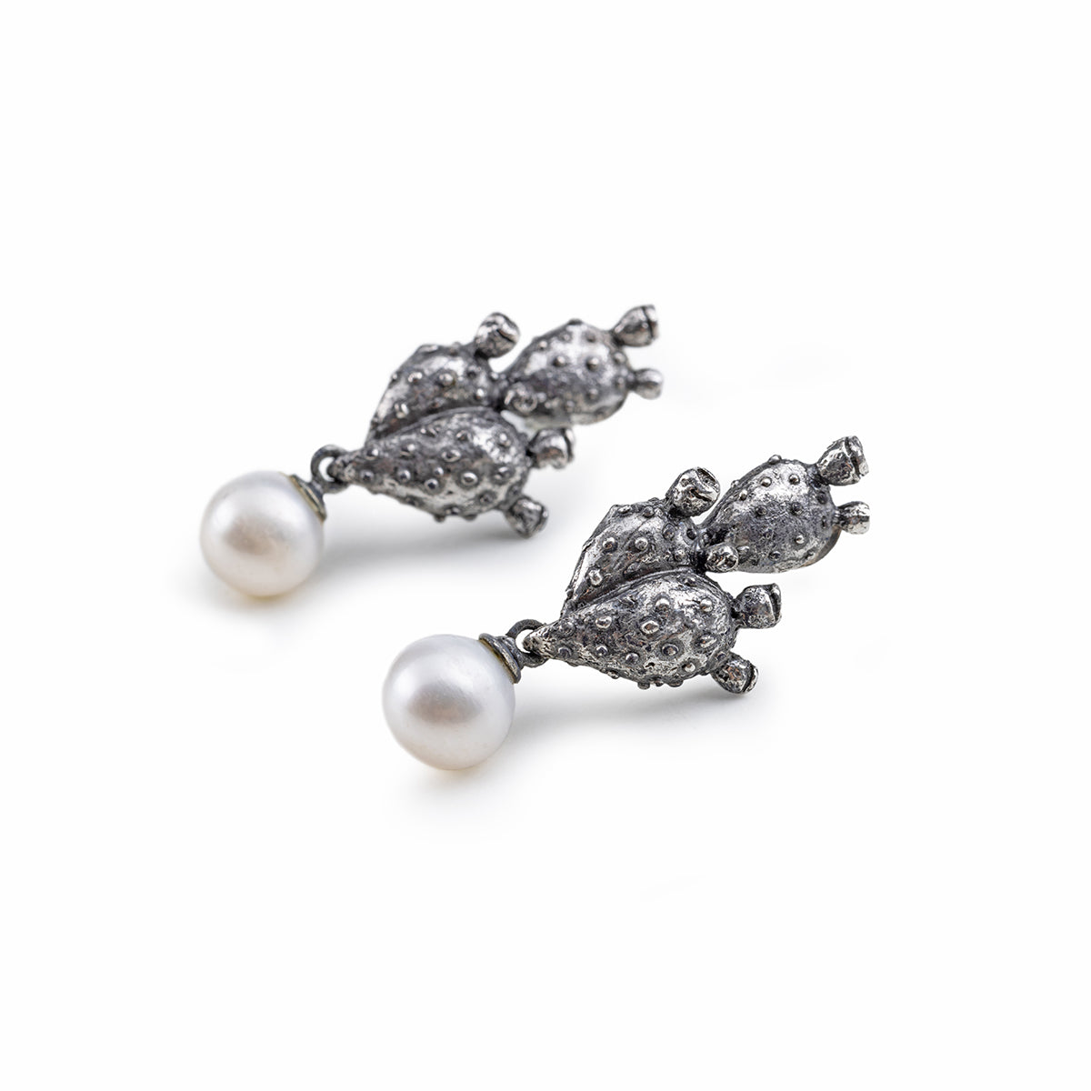 Nude Pala Di Fico Pearl Earrings