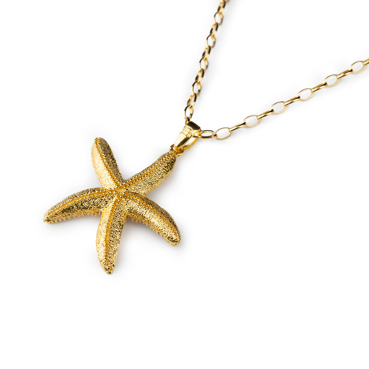 Gold Starfish Pendant