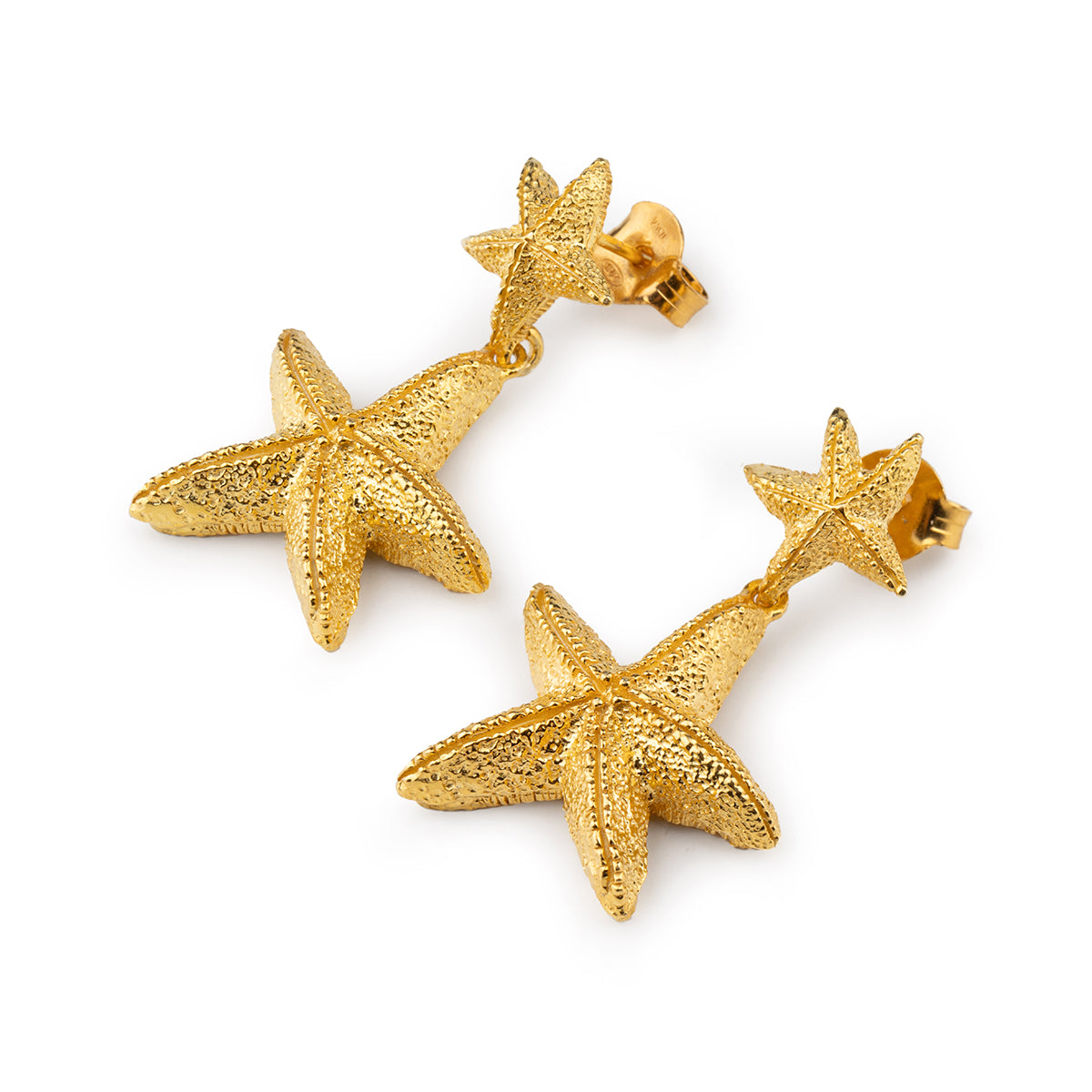 Orecchini Stella Marina Gold