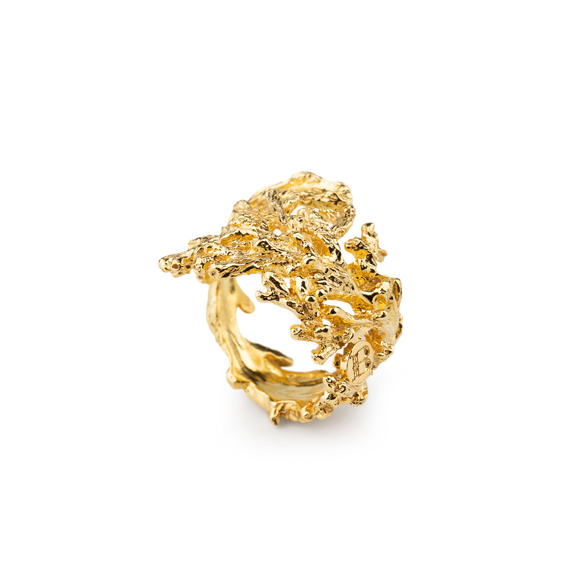 Gold Coral Ring
