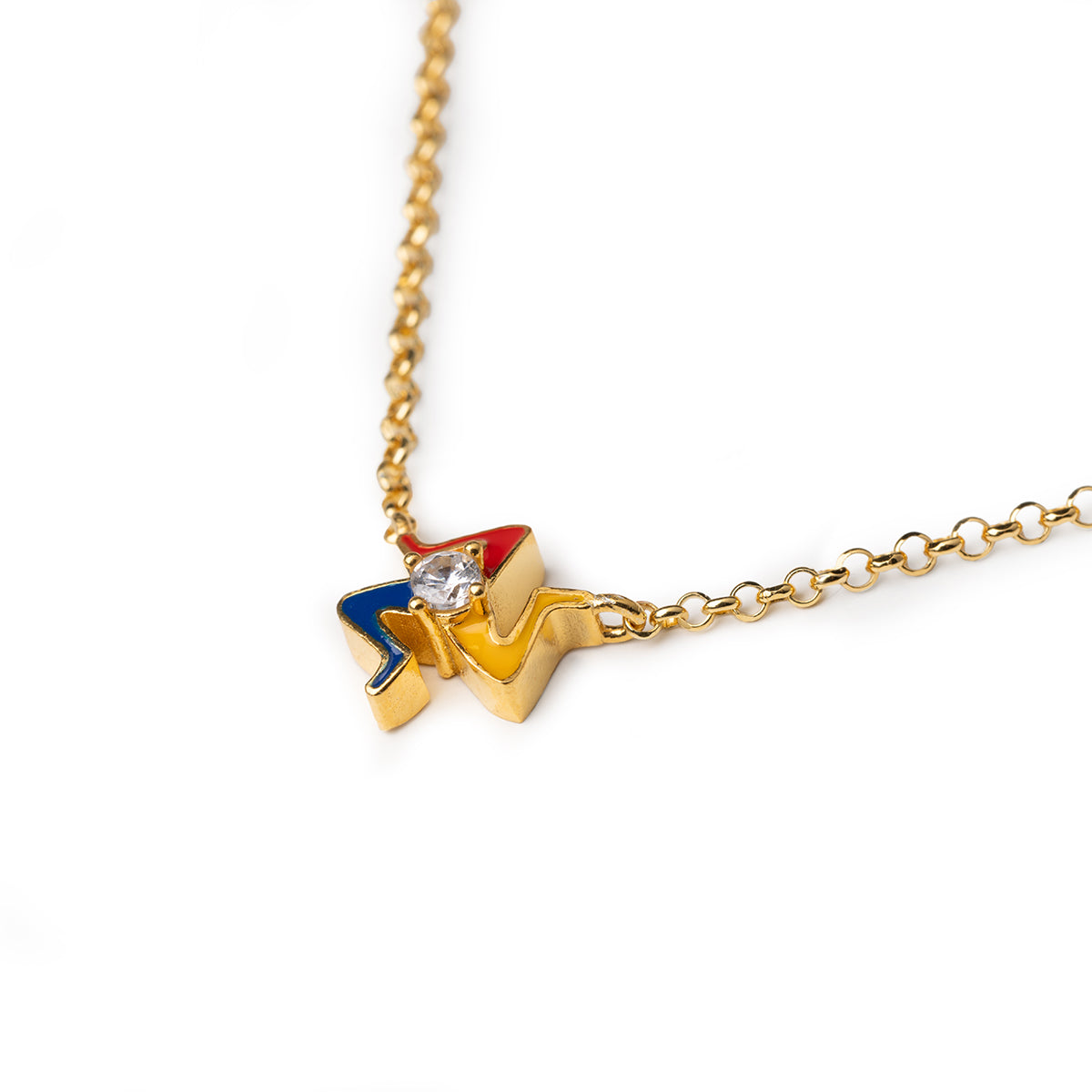 Mini Trinacria Gem Necklace