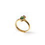 Mini Fig Leaf Gem Ring