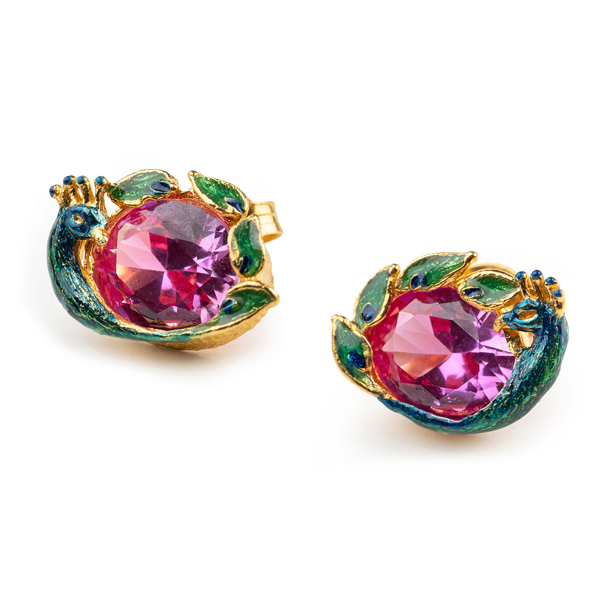 Peacock Earrings