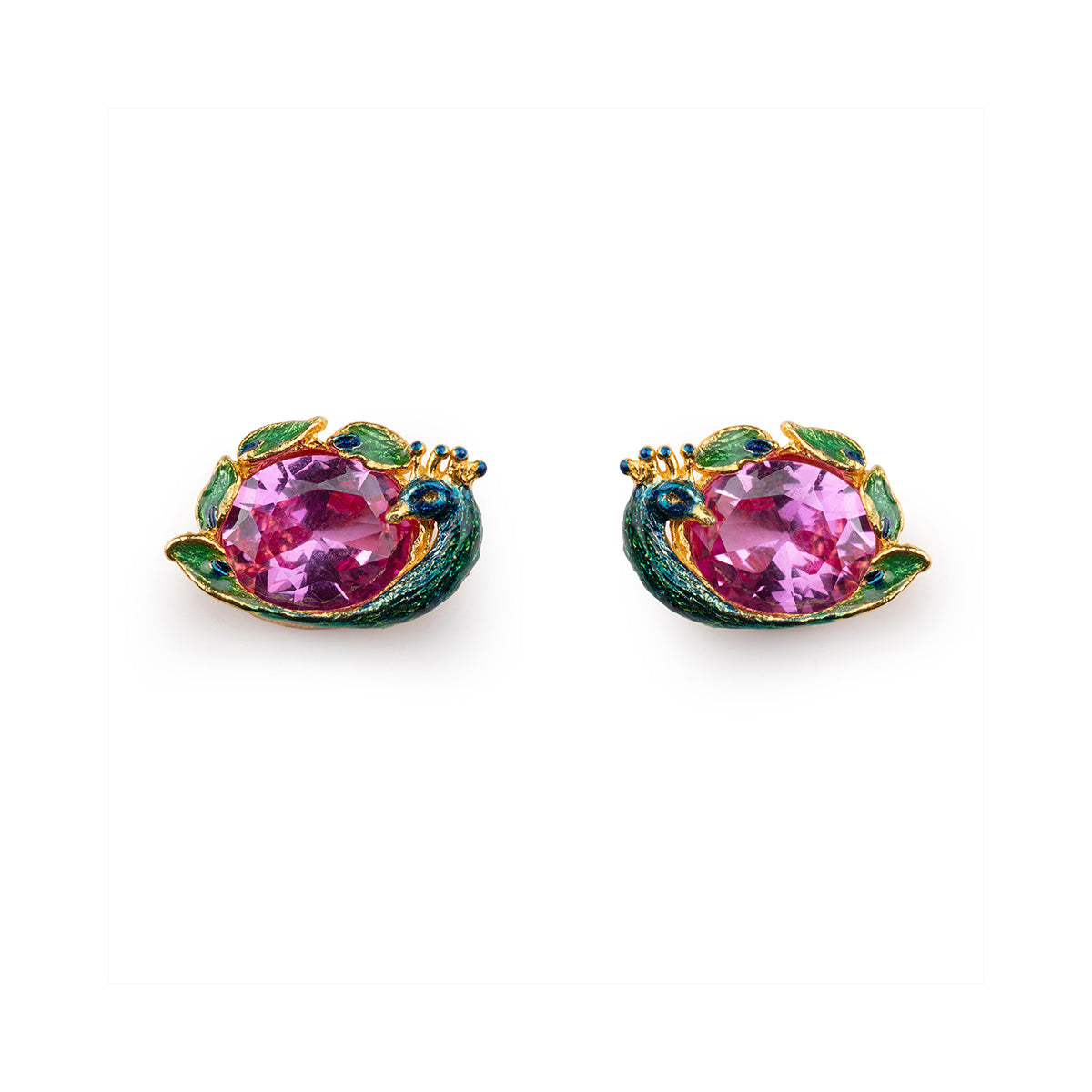 Peacock Earrings
