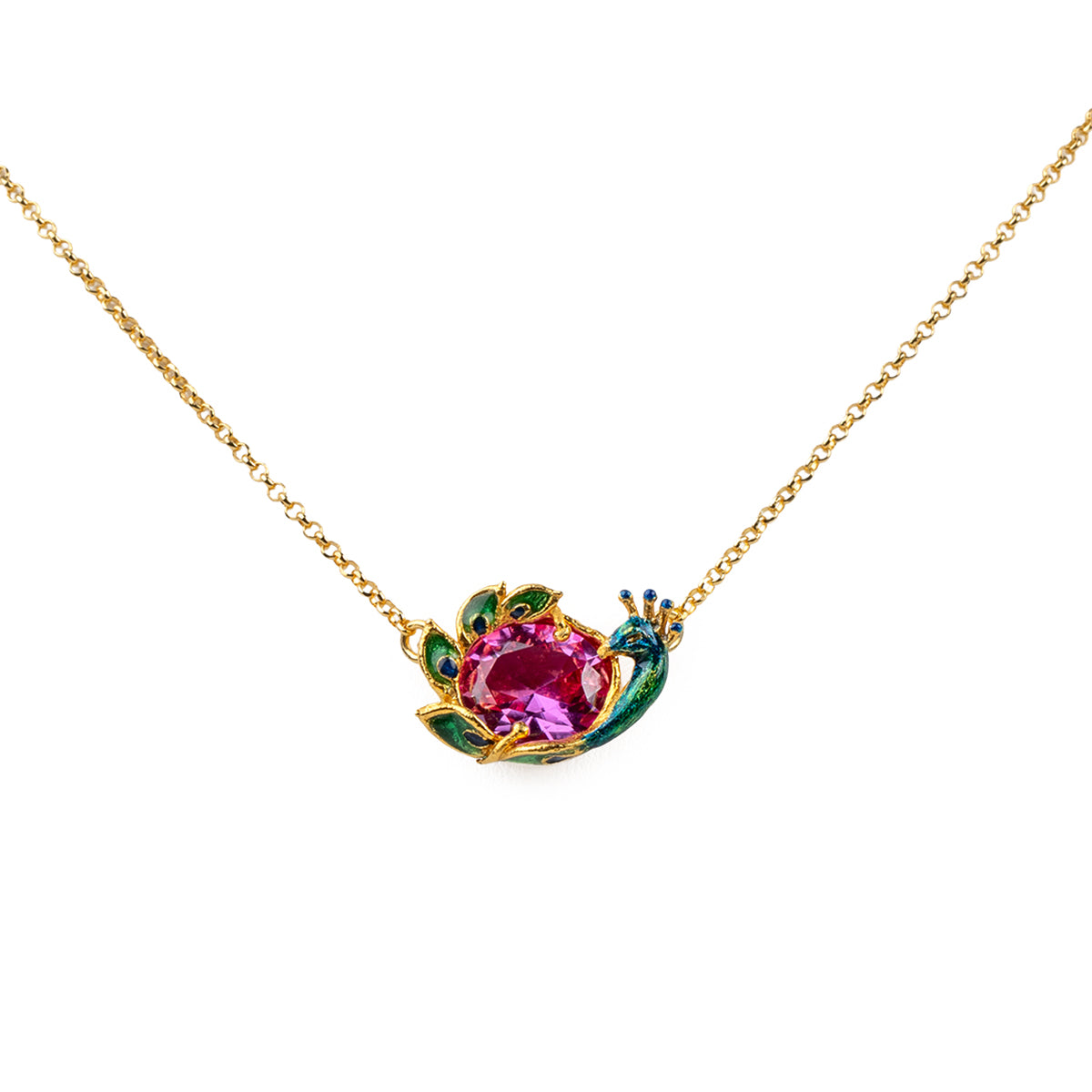 Peacock Necklace