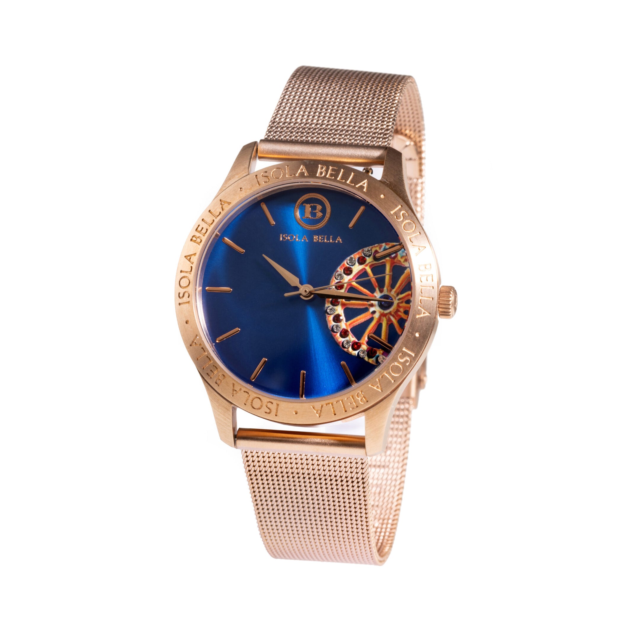 Orologio Ruota blu