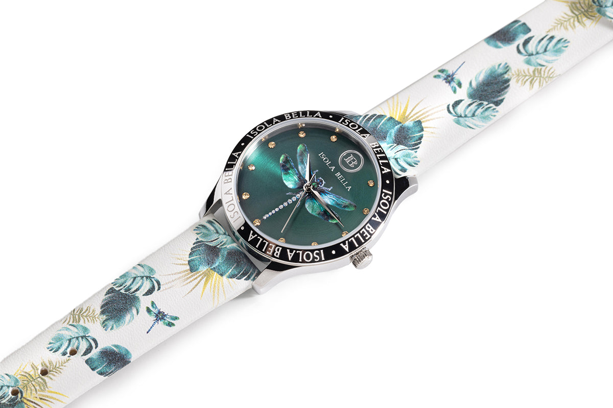 Emerald Dragonfly Watch
