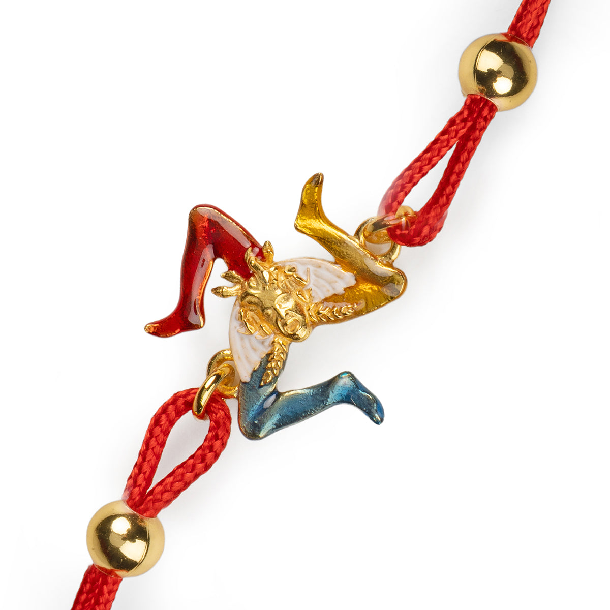 Trinacria Cord Bracelet