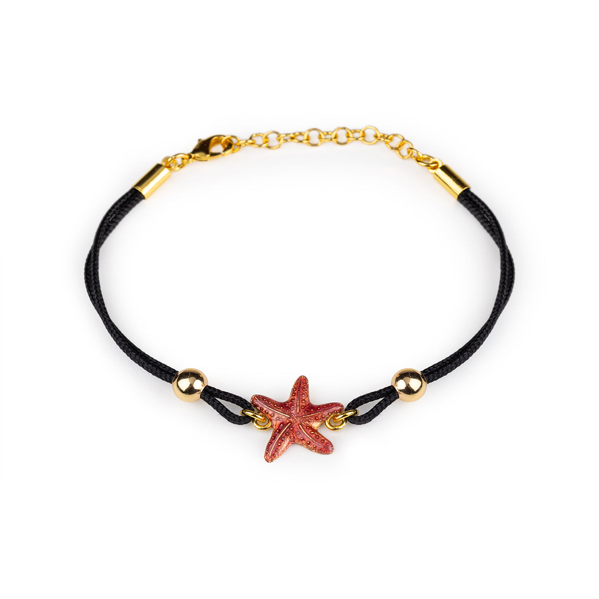 Red Starfish Cord Bracelet