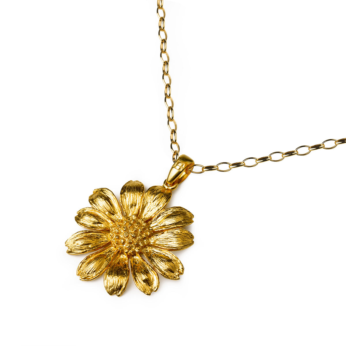 Gold Daisy Pendant