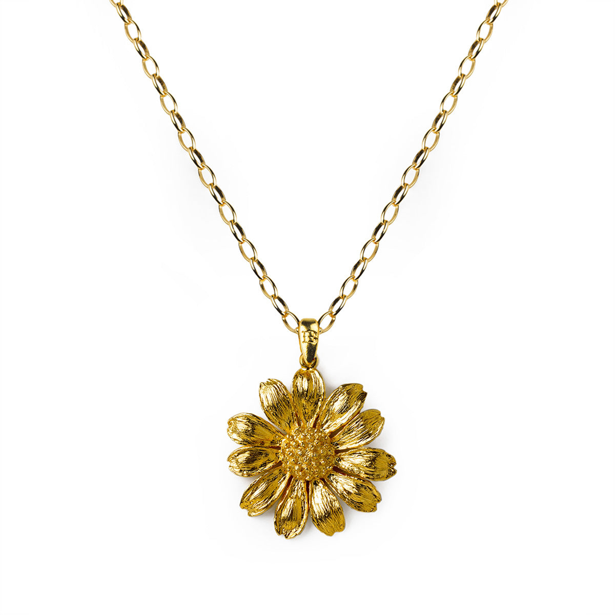 Gold Daisy Pendant