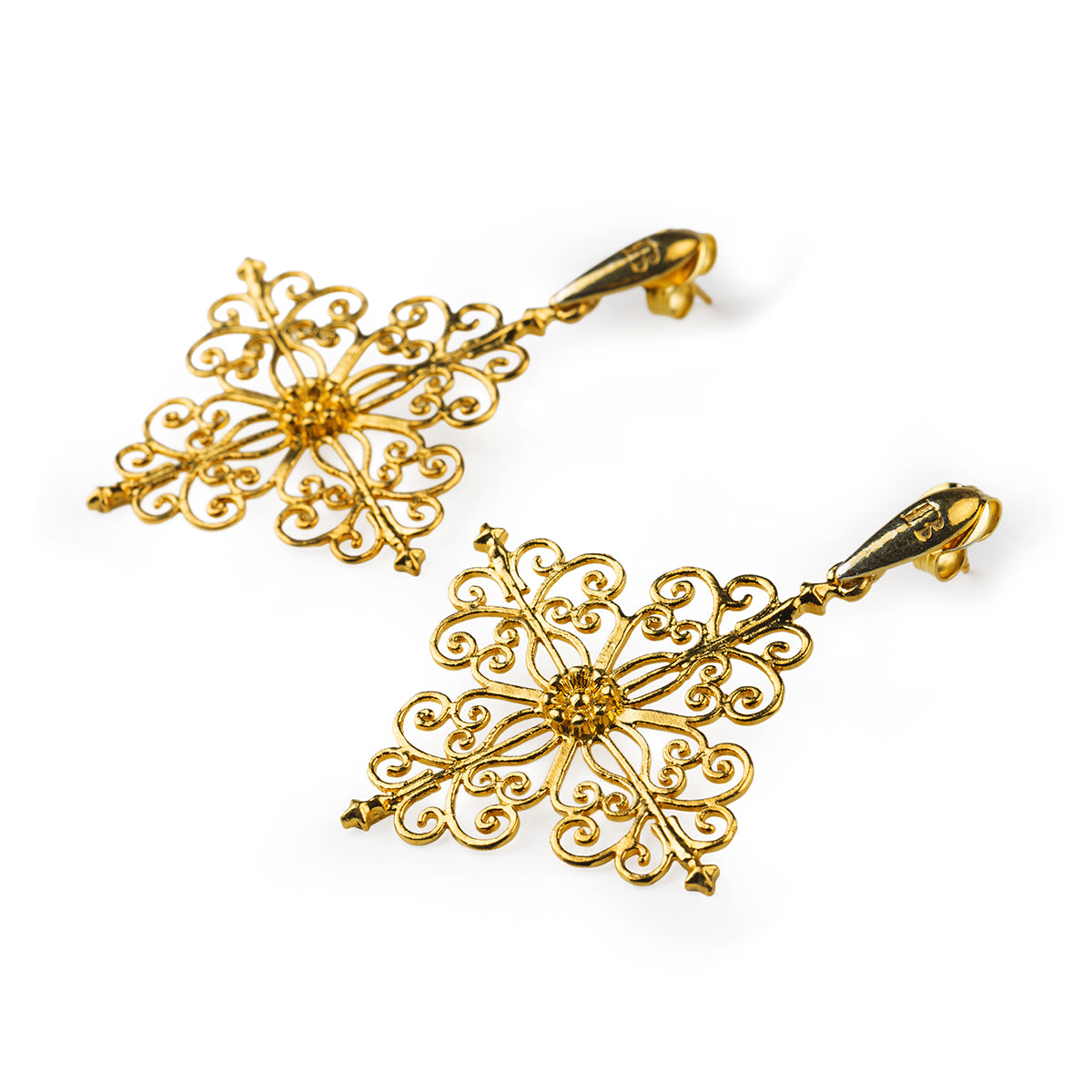 Gold Baroque Earrings