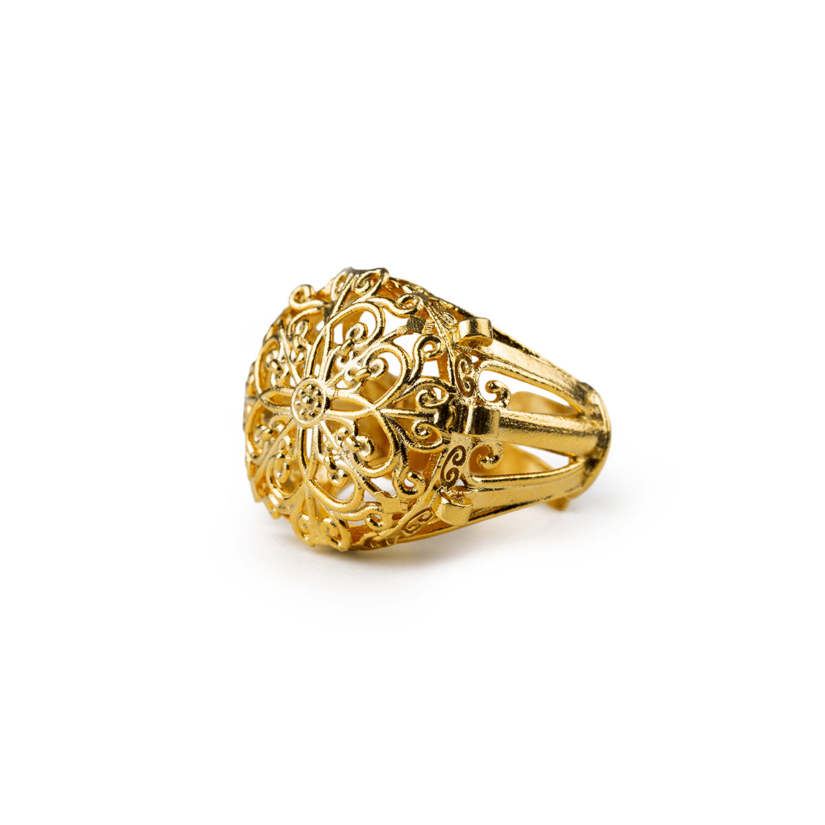 Gold Baroque Ring
