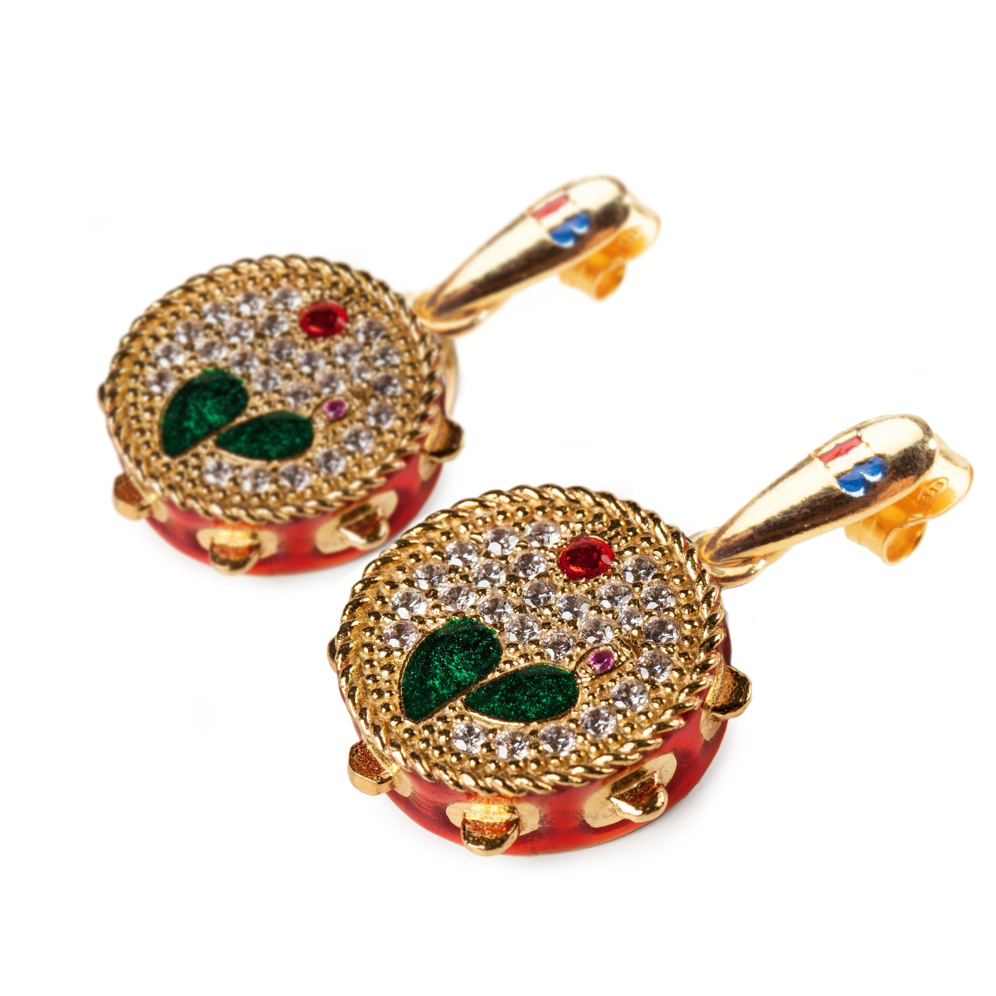 Lapilli Tambourine Earrings