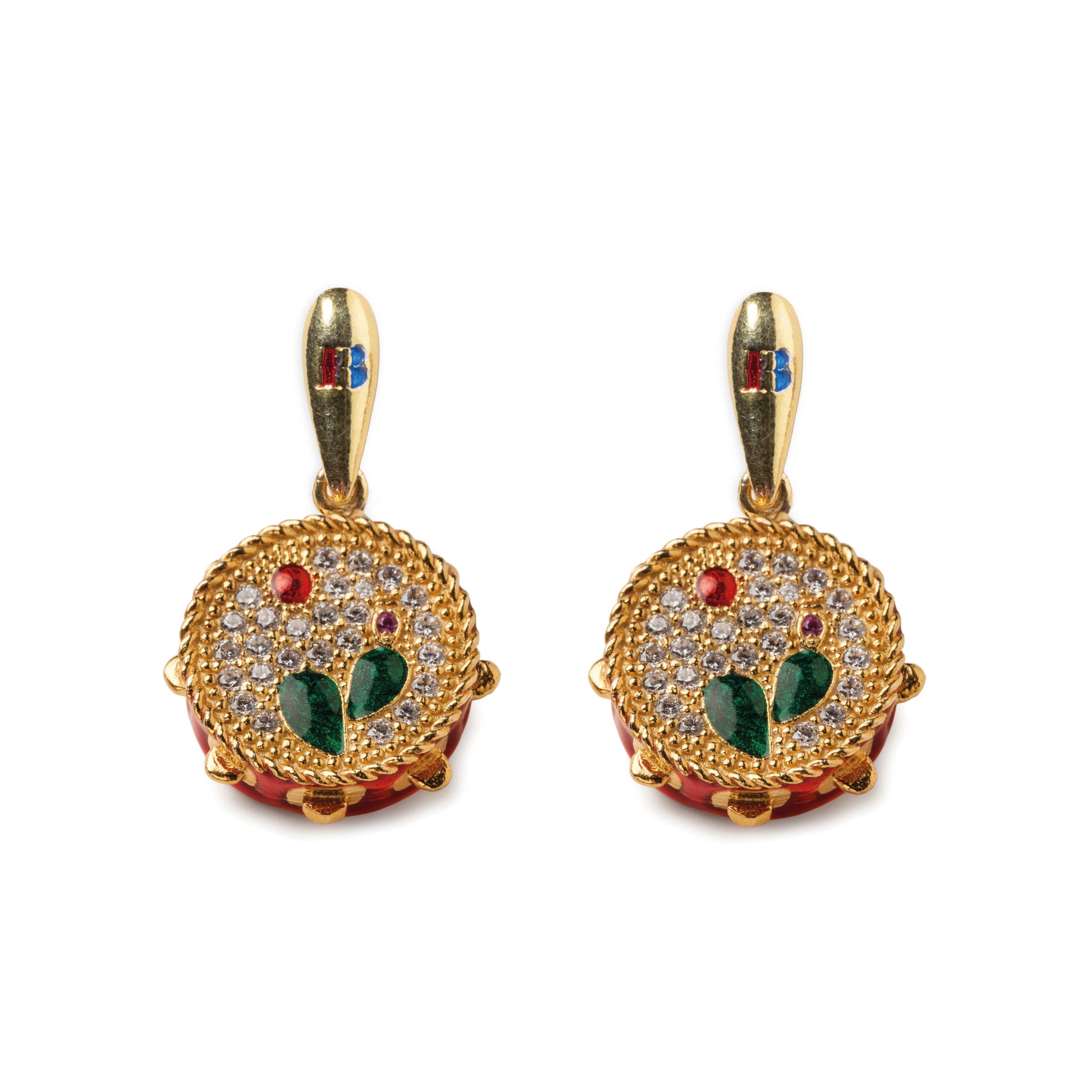 Lapilli Tambourine Earrings