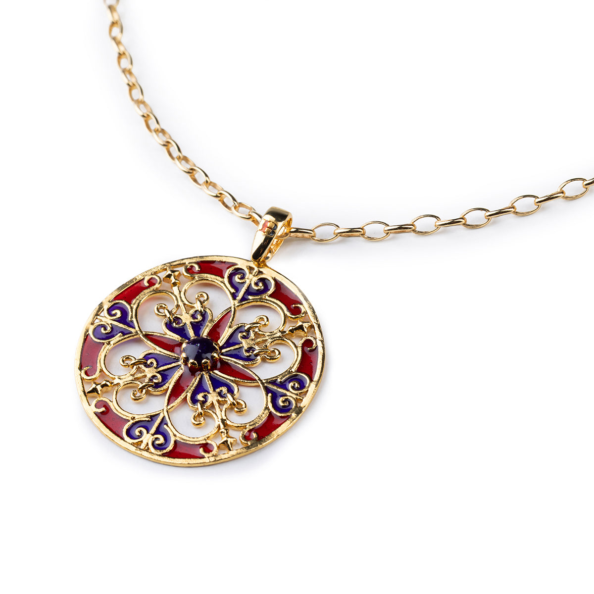 Red Rosone Pendant