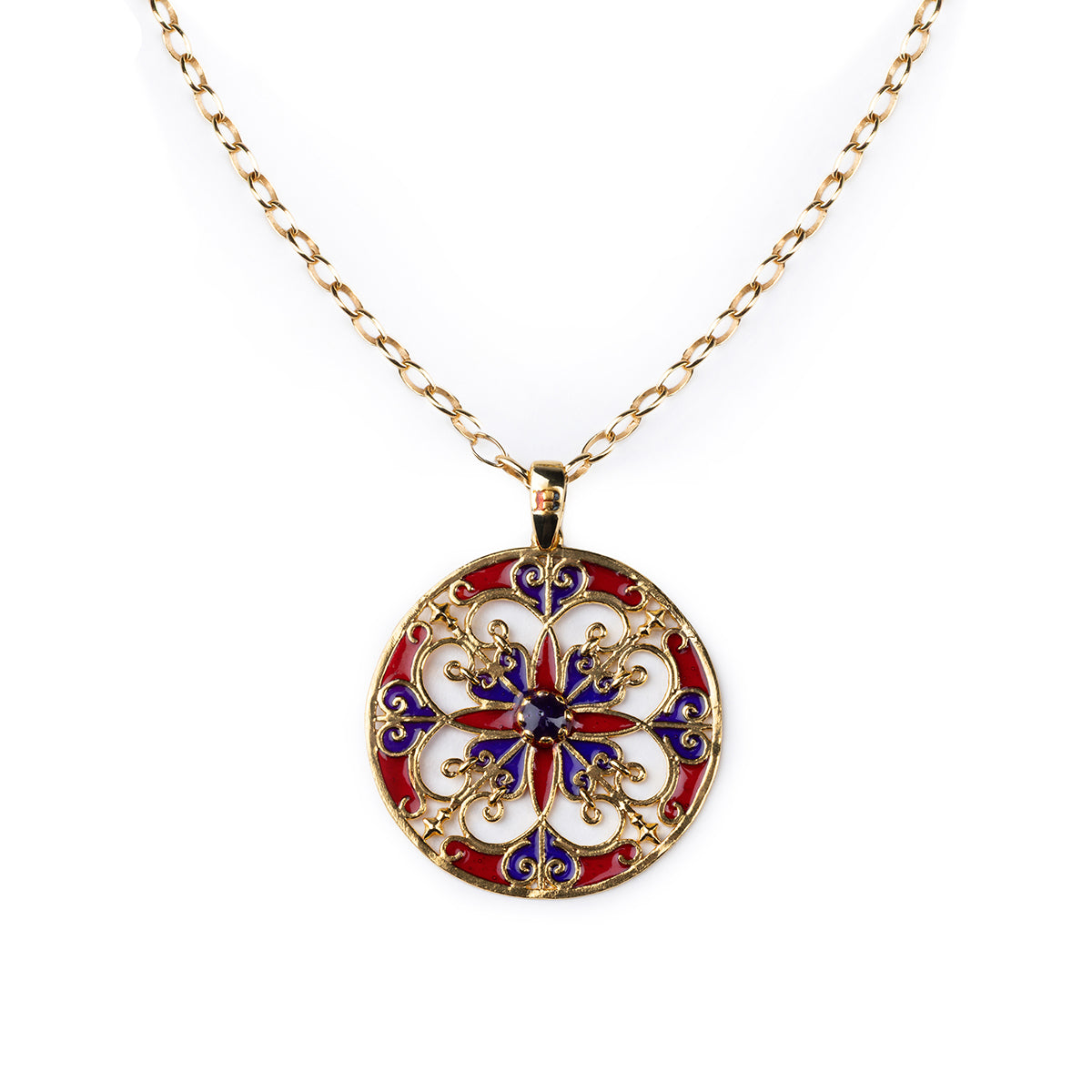 Red Rosone Pendant