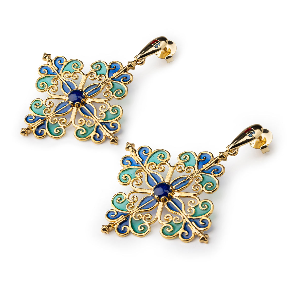 Orecchini Barocco Blu