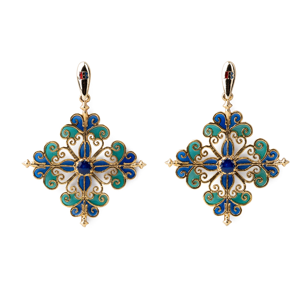 Orecchini Barocco Blu