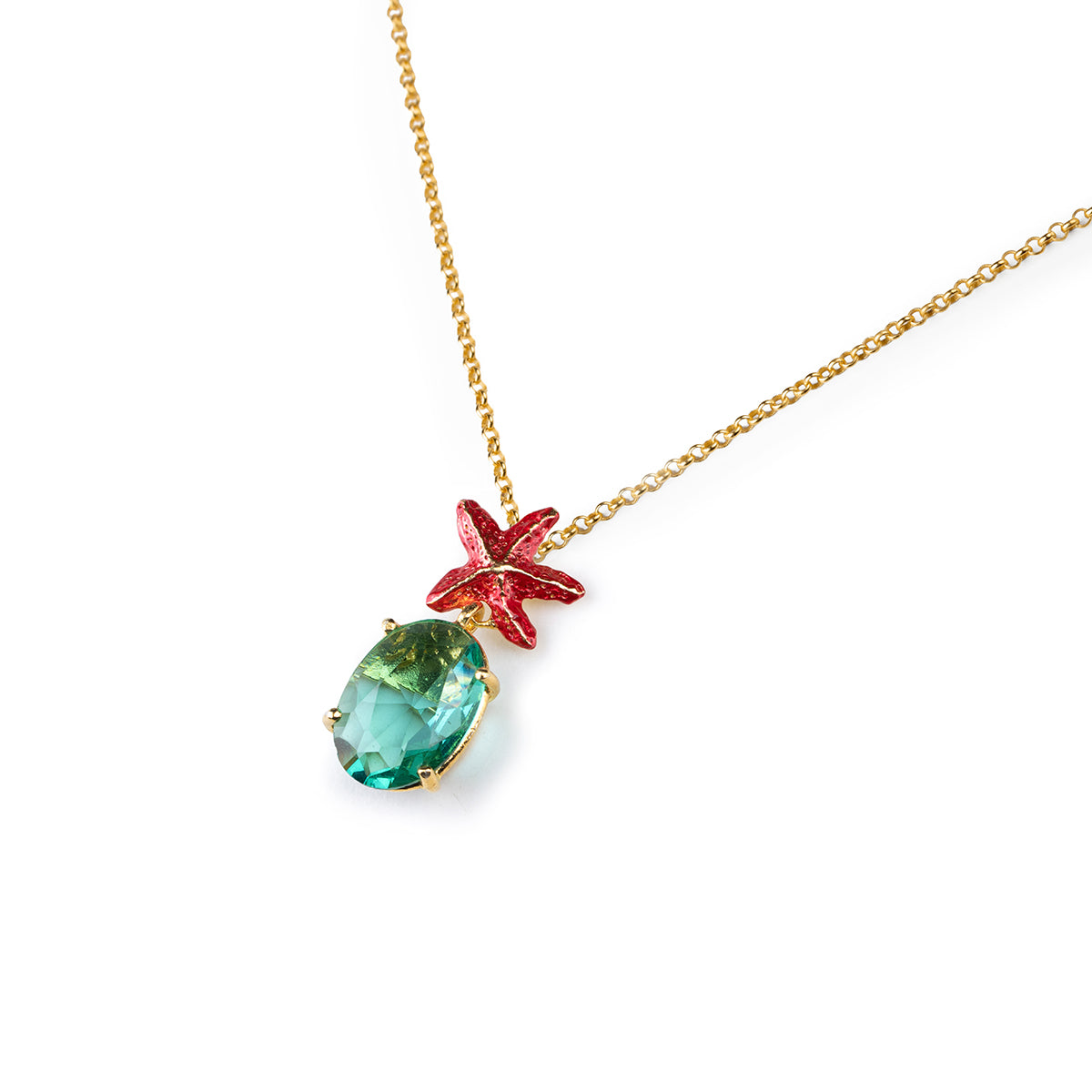 Starfish Gem Necklace