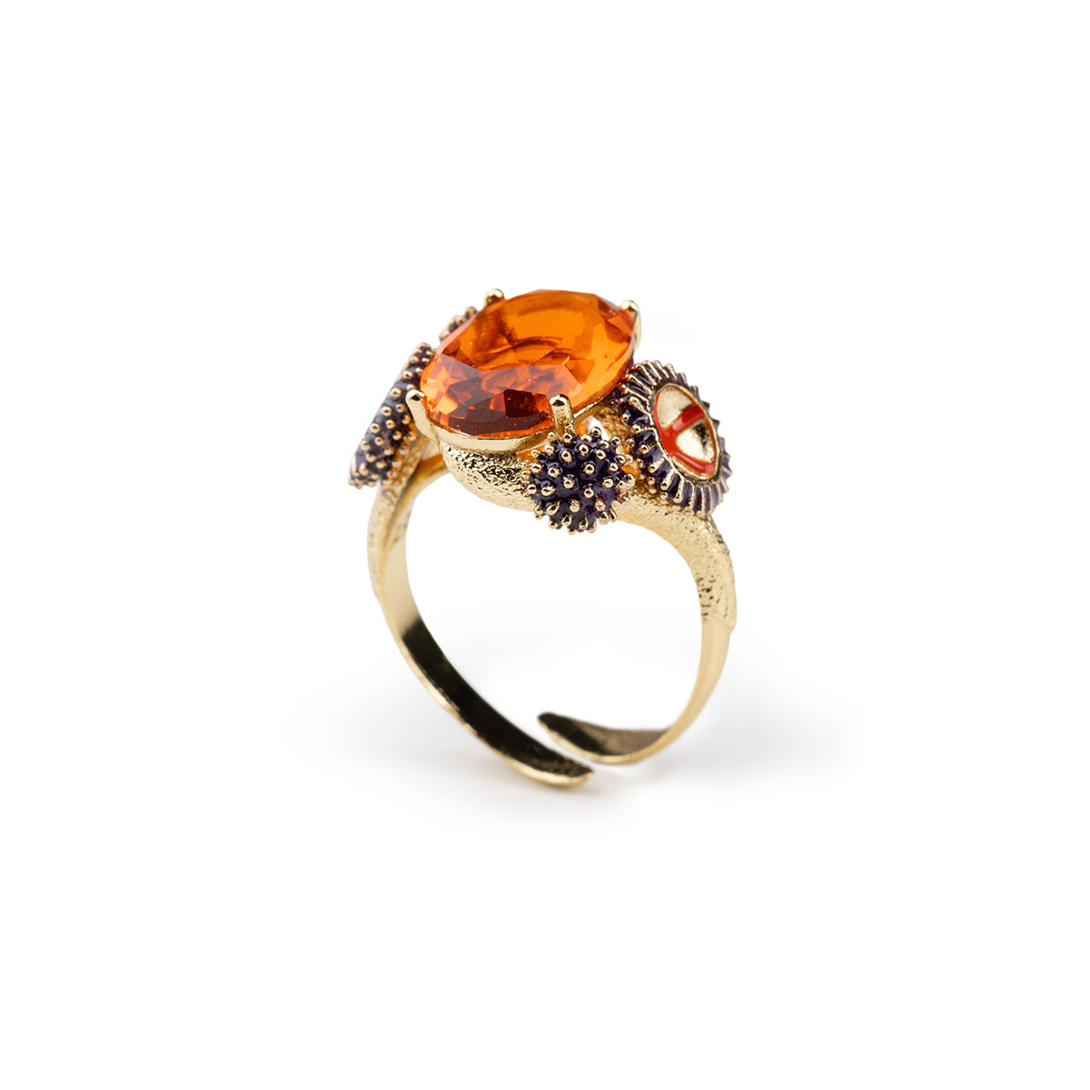 Sea Urchin Gem Ring