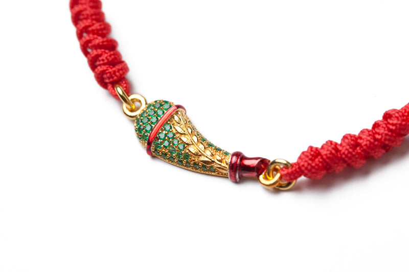 Armband Kreuz-Ass Lavasteine