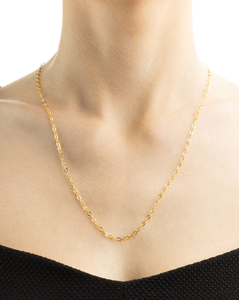 Golden Ovalina Necklace