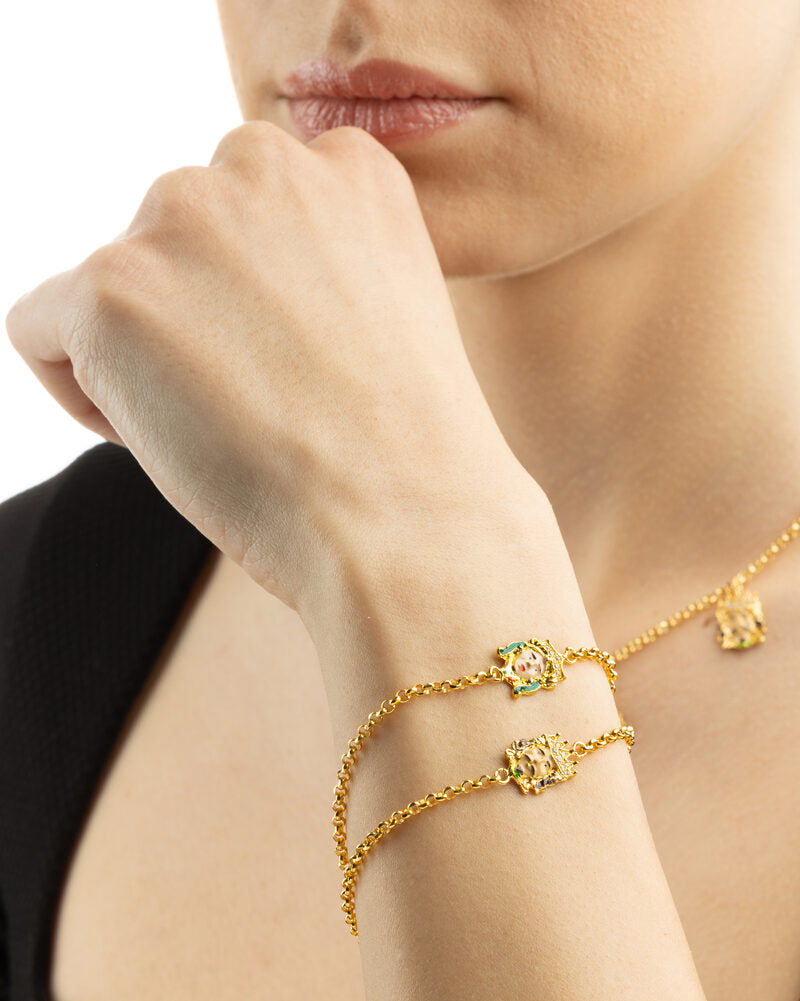 Moor Queen Lapilli Rolò Bracelet