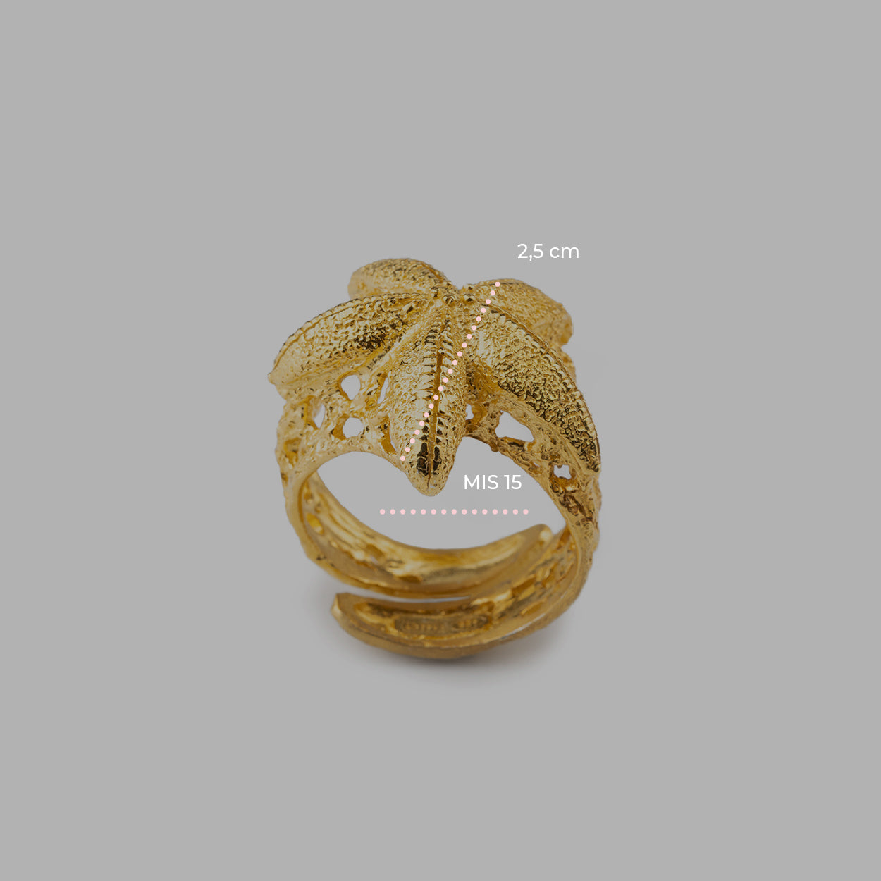 Anello Stella Marina Gold
