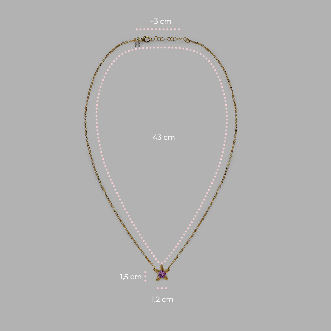 Collana Mini Stella Gemma