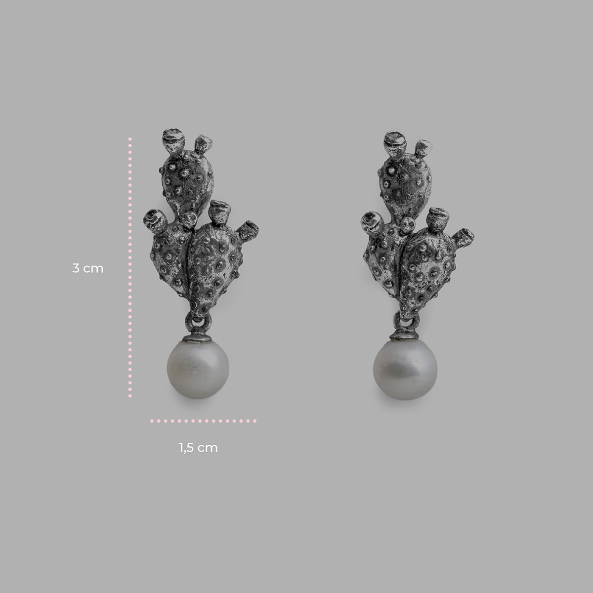 Nude Pala Di Fico Pearl Earrings