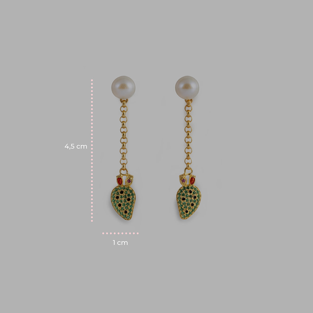 Pala Di Fico Lapilli Pearl Earrings