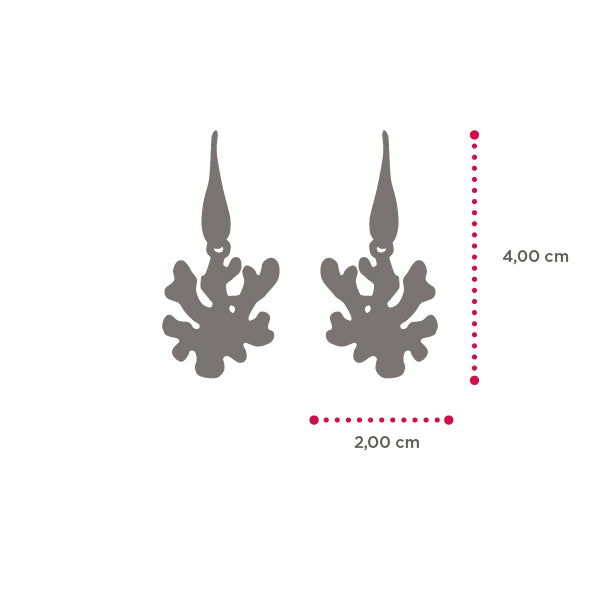 Coral Lapilli Earrings