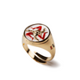 Runder Trinacria-Ring