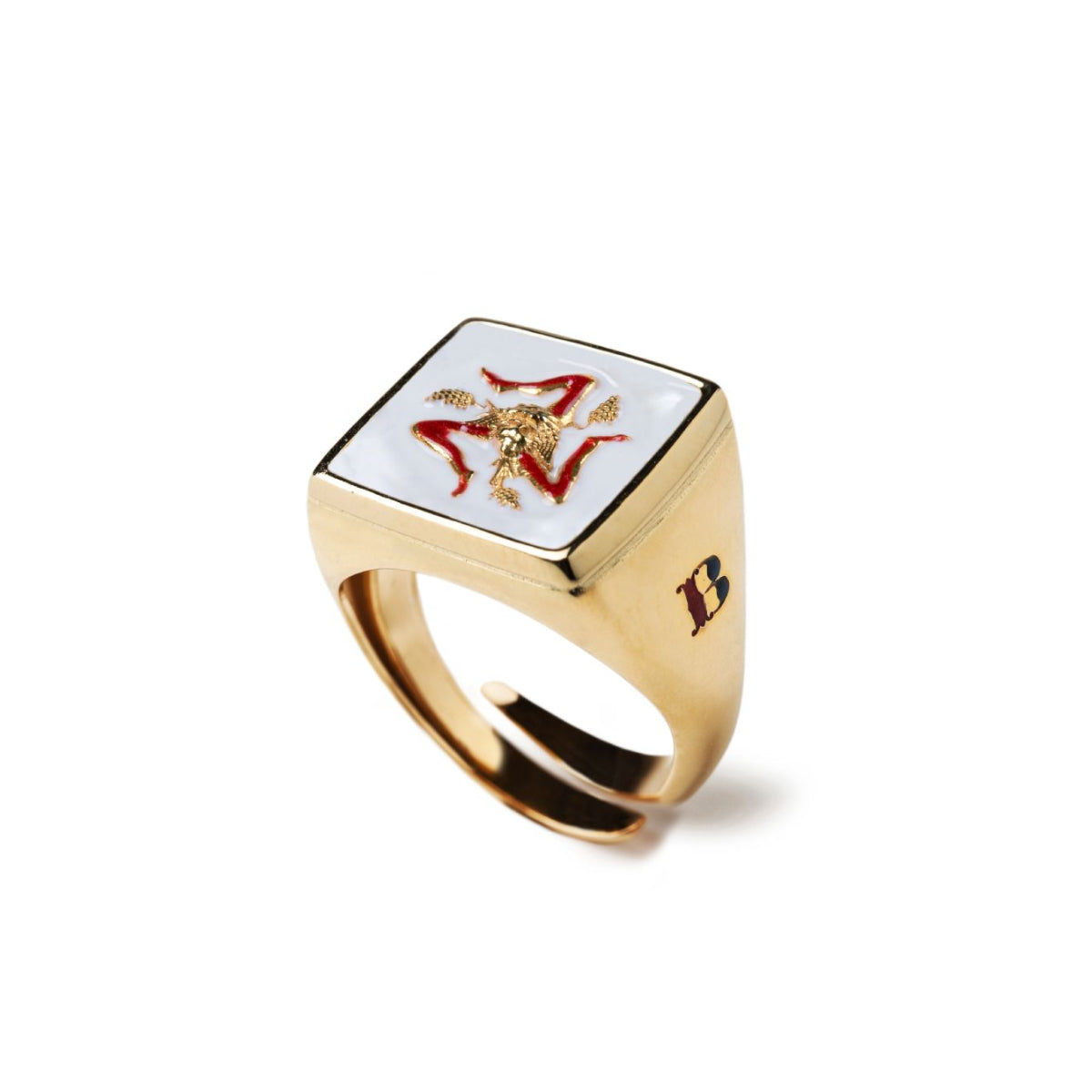Square Trinacria Ring