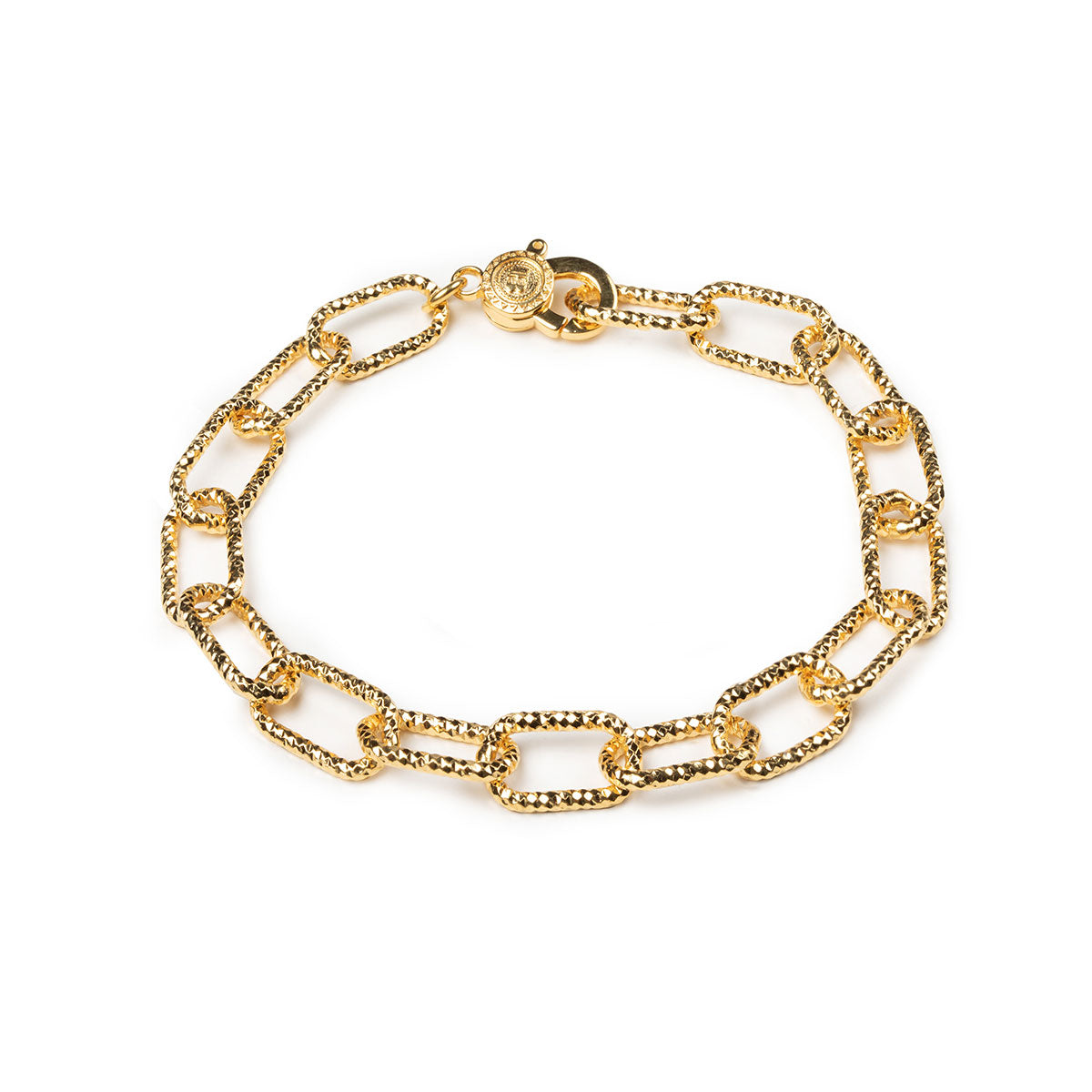 Gold Diamond-Cut Bracelet Base
