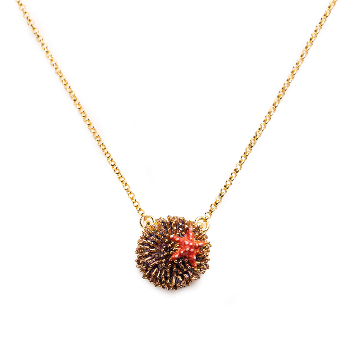 Sea Urchin Spines/Starfish Necklace