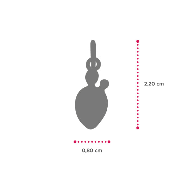 Mini Prickly Pear Paddle Charm