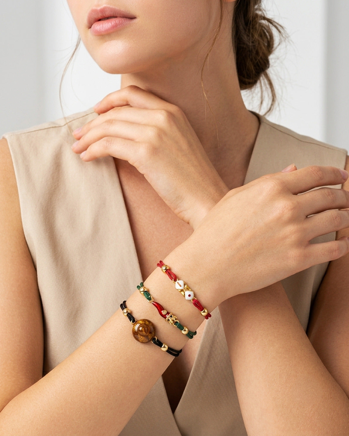Cannolo Cord Bracelet