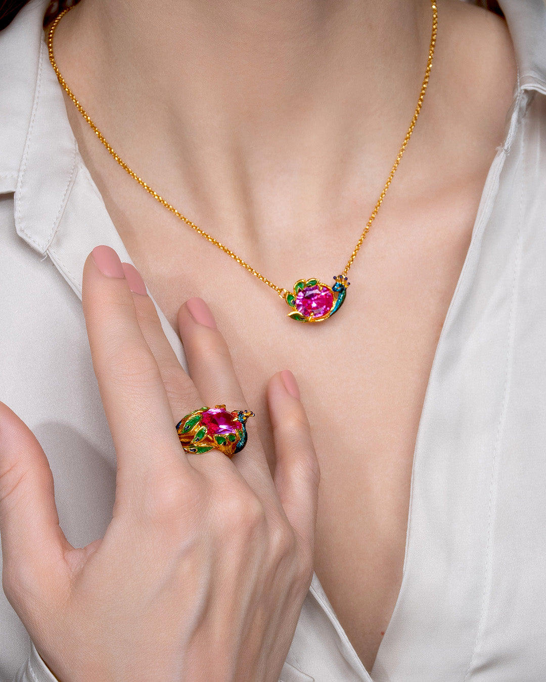 Peacock Necklace