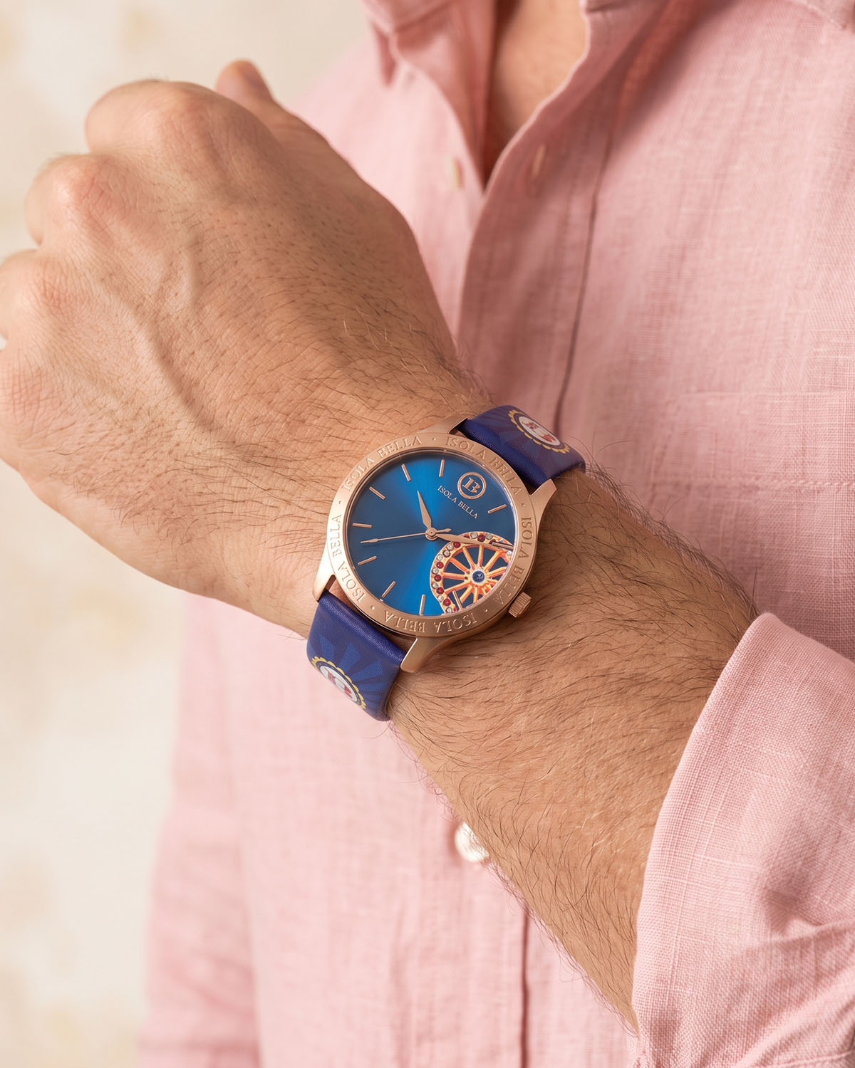 Blue Wheel Watch
