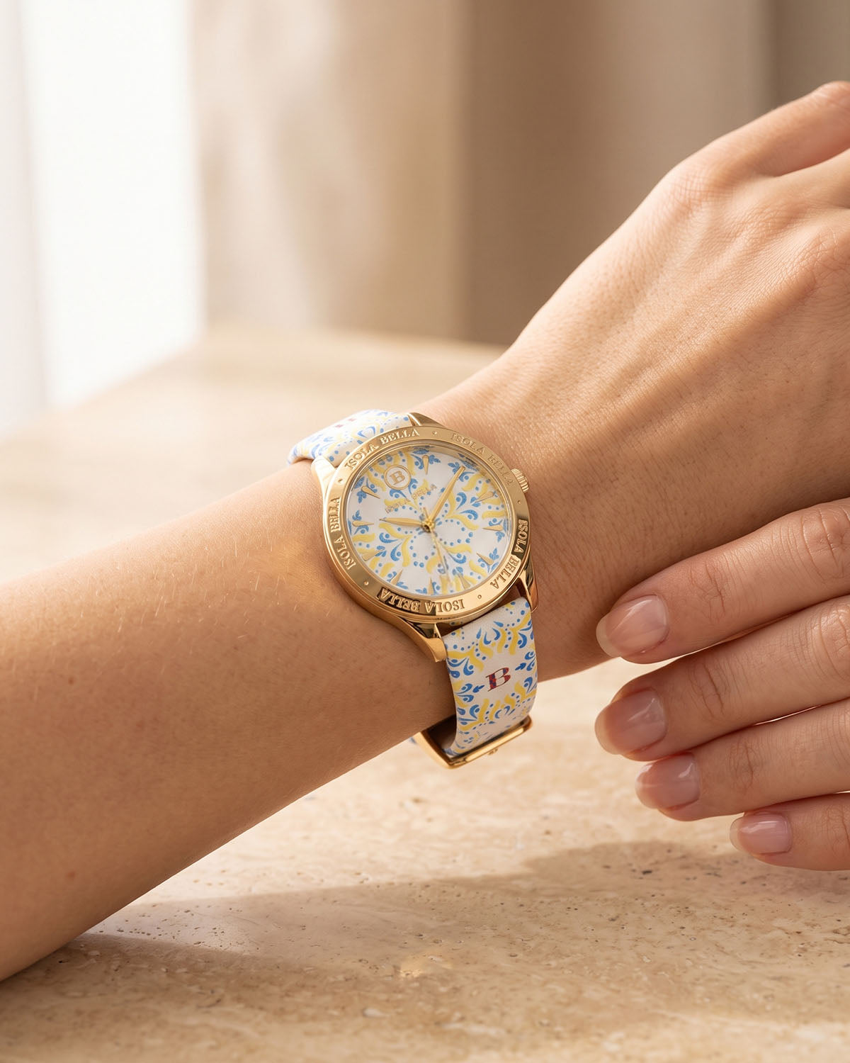Orologio Maiolica Chiaro