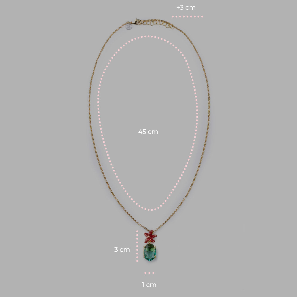 Starfish Gem Necklace