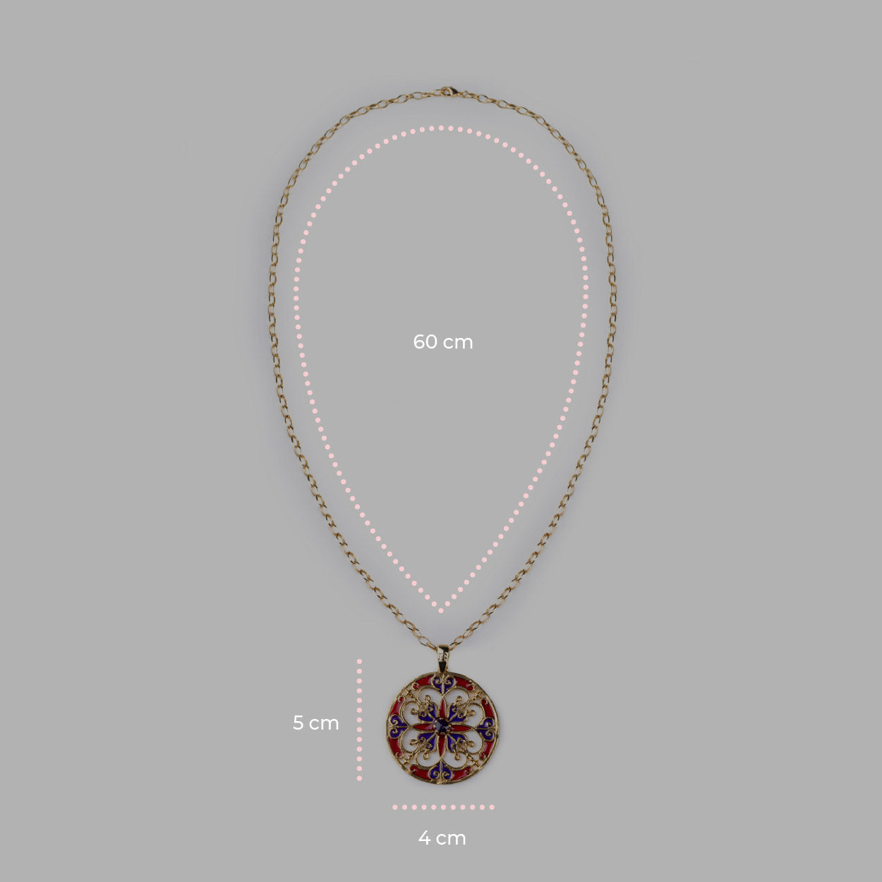 Red Rosone Pendant