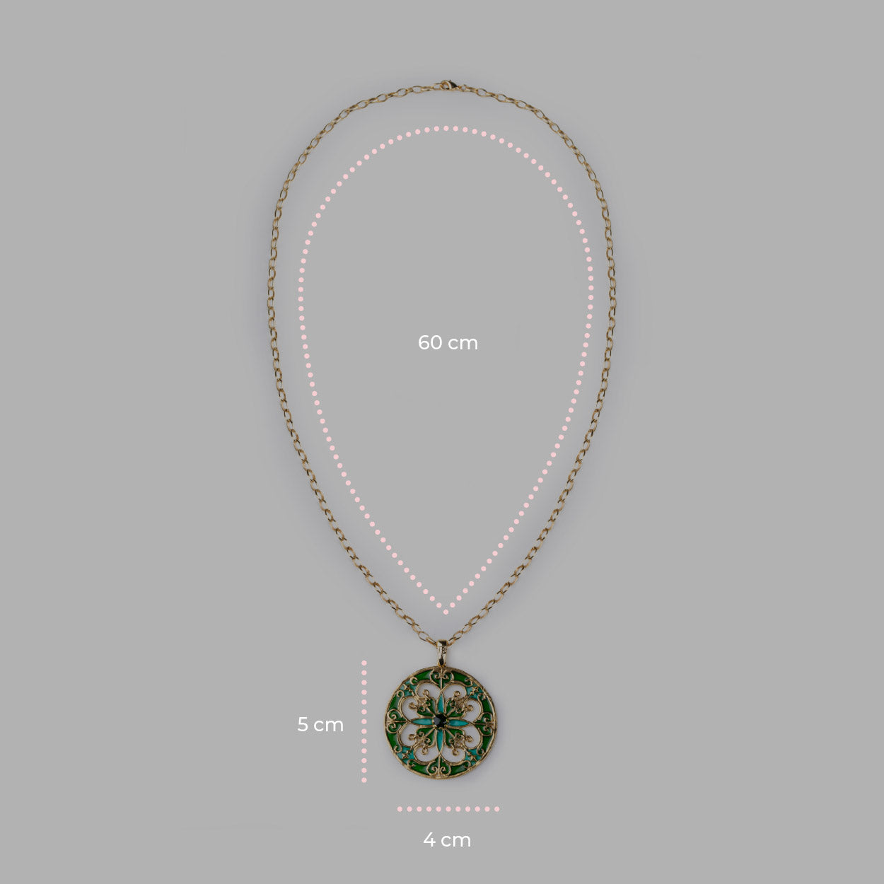 Green Rosone Pendant