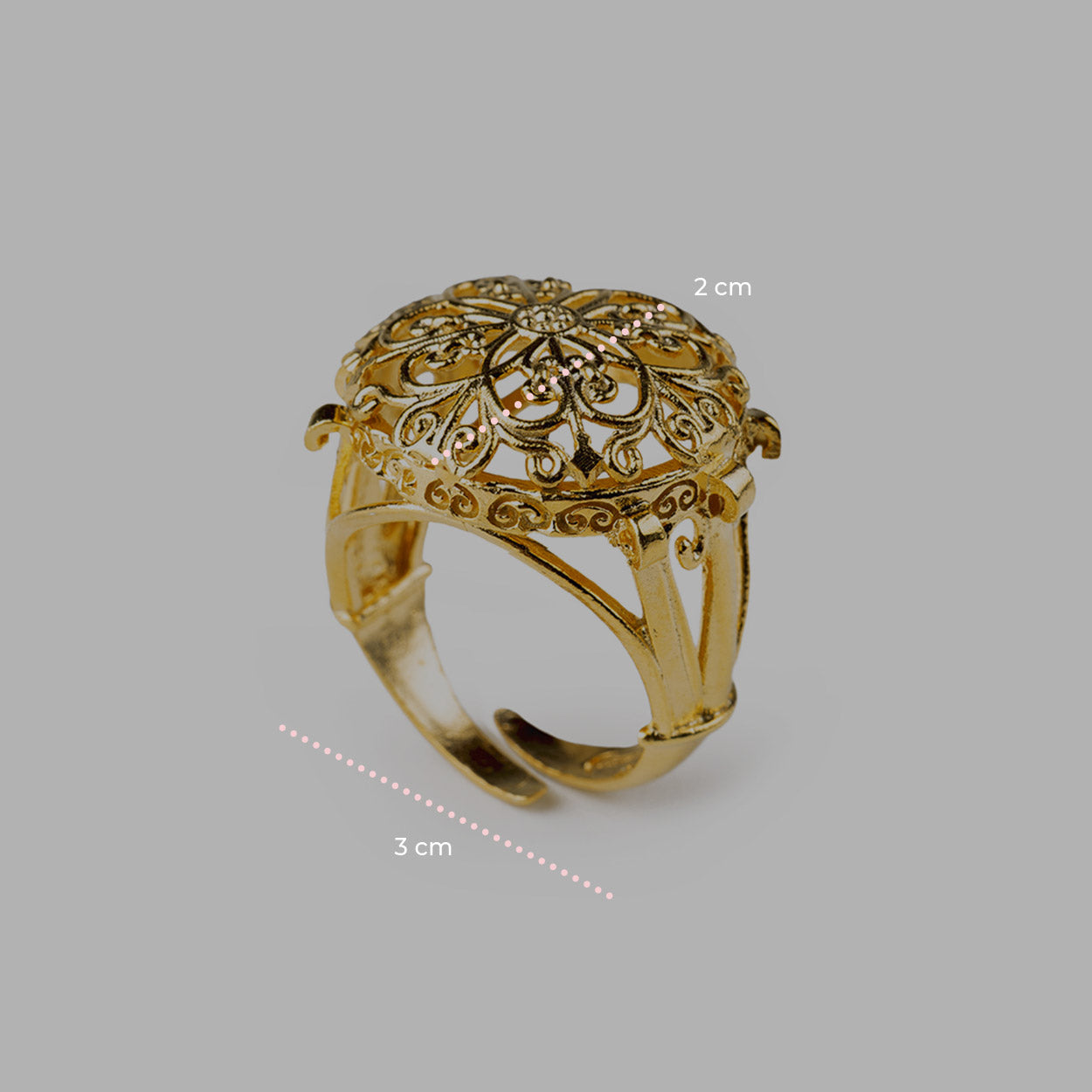 Gold Baroque Ring